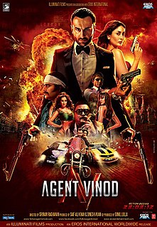 <i>Agent Vinod</i> (2012 film) 2012 film by Sriram Raghavan
