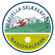 Blåfjella-Skjækerfjella milliy bog'i logo.svg