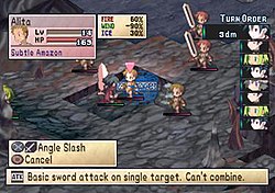 A battle sequence.