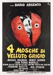 <i>Four Flies on Grey Velvet</i> 1971 film by Dario Argento