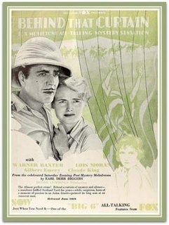 <i>Behind That Curtain</i> (film) 1929 film