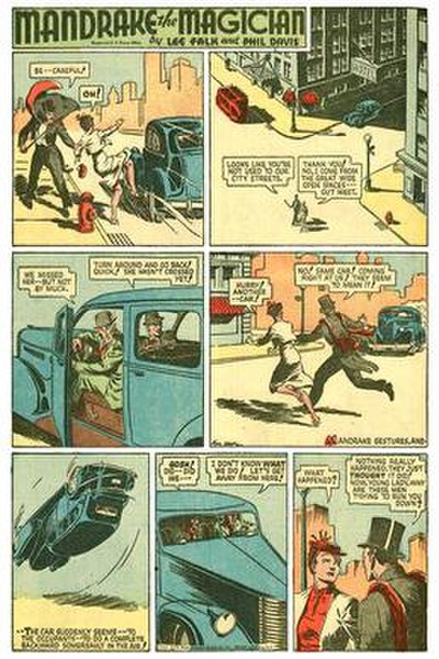 1938 Mandrake comic