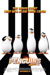 <i>Penguins of Madagascar</i> 2014 computer-animated film directed by Eric Darnell and Simon J. Smith