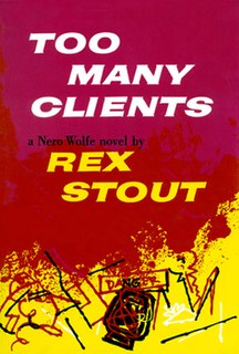 <i>Too Many Clients</i> book by Rex Stout