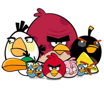 Those are some ANGRY BIRDS, all right