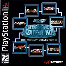 הלהיטים הגדולים ביותר של ארקייד The Midway Collection 2 cover.jpg