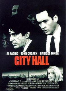 <i>City Hall</i> (film) 1996 Harold Becker film