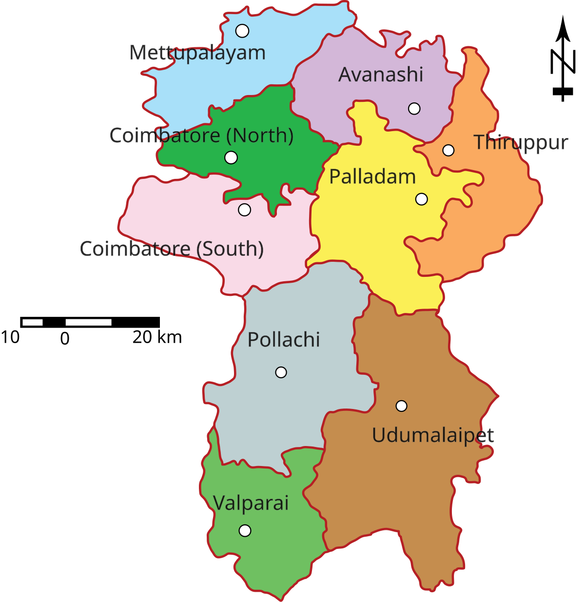 Coimbatore District Taluk Map File:coimbatore District Zp.svg - Wikipedia