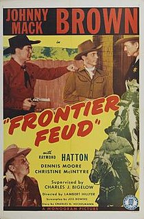 <i>Frontier Feud</i> 1945 film directed by Lambert Hillyer