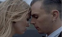 Model Anna Thora Alfreds and Theo Hutchcraft in the video.