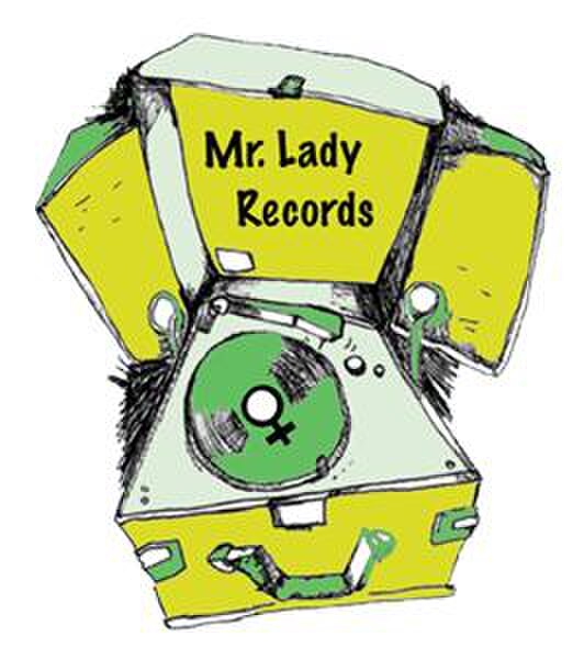 Sticker used on Mr. Lady vinyl releases.