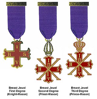 <span class="mw-page-title-main">Red Cross of Constantine</span> Christian fraternal order of Freemasonry