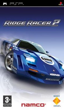 国内正規NAMCO　RIDGE RACER 2　リッジレーサー２　アーケードポスター ポスター