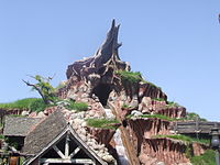 Splash Mountain is a log flume  styled water ride that follows the 