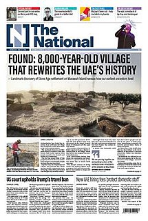 <i>The National</i> (Abu Dhabi) UAE newspaper