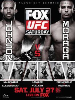 UFC on Fox: Johnson vs. Moraga UFC mixed martial arts event in 2013