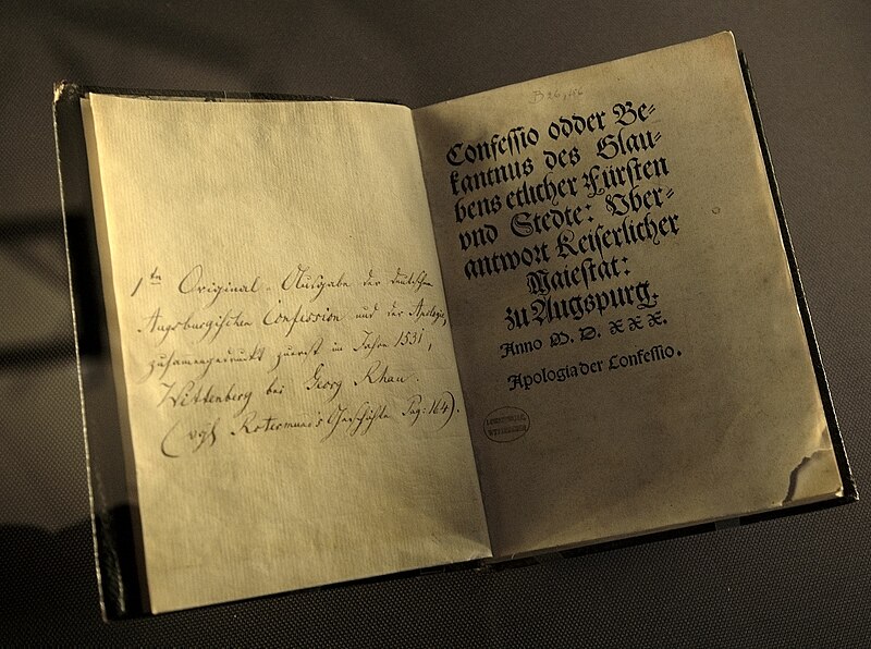 File:Augsburg Confession and Apology (first edition).jpg