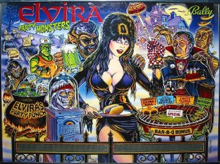 <i>Elvira and the Party Monsters</i> 1989 pinball machine