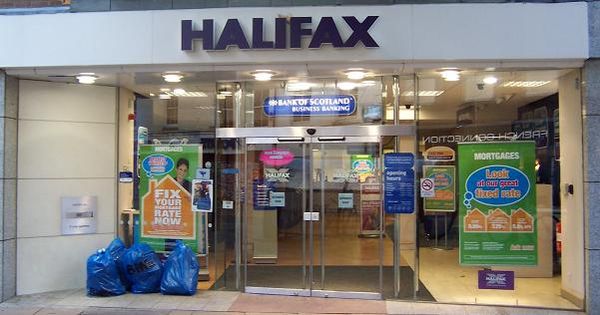 A high-street branch of the Halifax in Peterborough