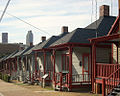 Shotgun houses on Auburn Ave. directly across from Dr. King's boyhood home