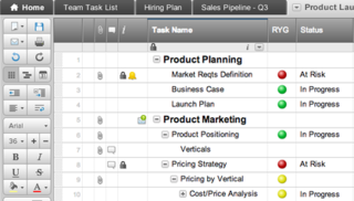 <span class="mw-page-title-main">Smartsheet</span> Collaboration software application