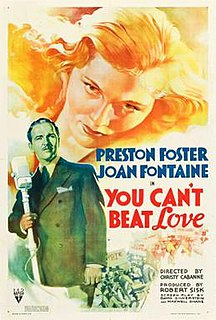 <i>You Cant Beat Love</i> 1937 film by Christy Cabanne