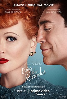 <i>Being the Ricardos</i> 2021 film by Aaron Sorkin