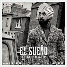 El Sueño, karya seni dari Diljit Dosanjh lagu, dirilis 19 Oct 2017.jpg