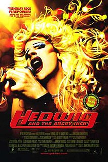 <i>Hedwig and the Angry Inch</i> (film) 2001 American musical film by John Cameron Mitchell