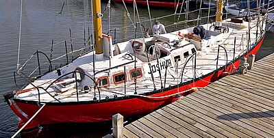 Joshua, restored, at the Maritime Museum at La Rochelle