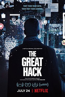 <i>The Great Hack</i> 2019 documentary film
