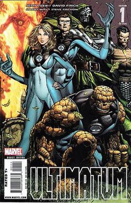 Cover of Ultimatum 1 (Nov, 2008), art by David Finch