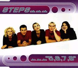 <span class="mw-page-title-main">5,6,7,8</span> 1997 single by Steps