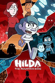 <i>Hilda and the Mountain King</i> 2021 film directed by Andy Coyle