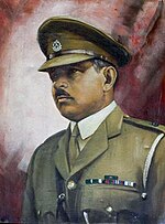 The [[Portrait painting|portrait]] of Maj. Tufail Mohammad (1914–58)