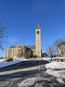 McGraw Tower in January.JPG