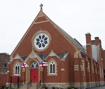 The Cathedral of St. James, which Buttigieg has attended