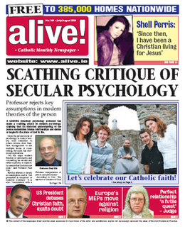 <i>Alive!</i> (newspaper) free monthly publication in Ireland