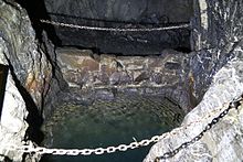 Flooded shaft in Ecton Mine, UK Flooded shaft in Ecton Mine.jpg
