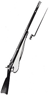 Rifled musket 19th Century firearm conversion or redesign from smoothbore musket to include a rifled barrel