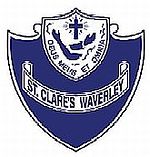 St Clare's College crest. Source: www.stclares.nsw.edu.au (St Clares website)