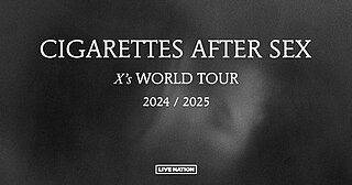 <span class="mw-page-title-main">X's World Tour</span> 2024–25 concert tour by Cigarettes After Sex