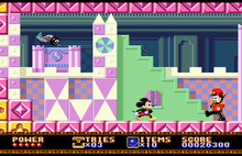 Mickey Mouse in Level 2: Toyland Castle of illusion niveau 2.png