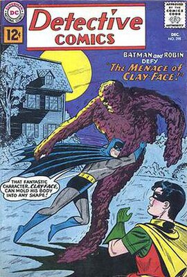 Matt Hagen as Clayface on the cover of Detective Comics #298 (December 1961)