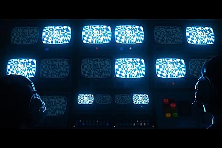 Disability advocates have warned that the Screenslaver's hypnotic screens (shown here) may trigger epileptic seizures.