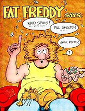Fat Freddy, with his cat Keedspills.jpg