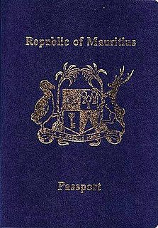 <span class="mw-page-title-main">Mauritian passport</span> Passport of the Republic of Mauritius issued to Mauritian citizens