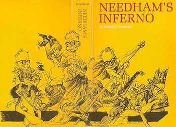 Jacket of best-selling Needham's Inferno (Macm...