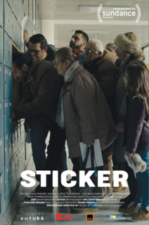<i>Sticker</i> (film) 2019 short film by Georgi M. Unkovski