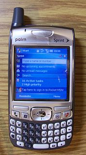 <span class="mw-page-title-main">Treo 700wx</span> 2006 smartphone model